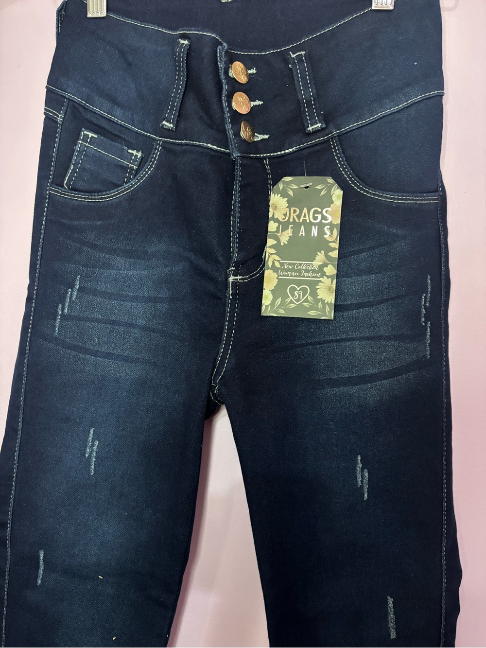 Colombian jeans with effect push up